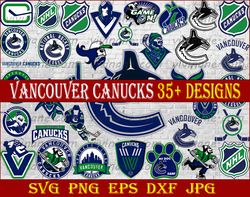 Bundle 36 Files Vancouver Canucks Hockey Team Svg, Vancouver Canucks Svg, NHL Svg, NHL Svg, Png, Dxf, Eps