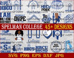 Bundle 25 Files Spelman College Football Team Svg, Spelman College svg, HBCU Team svg, Mega Bundle, Designs, Cricut