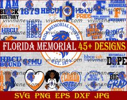 Bundle 24 Files Florida Memorial University Football Team Svg, Florida Memorial University svg, HBCU Team svg