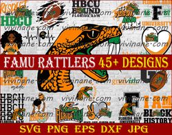 Bundle 20 Files Famu Rattlers Football Team Svg, Famu Rattlers SVG, HBCU Team svg, Mega Bundle, Designs, Cricut, Cutting