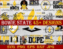 Bundle 24 Files Bowie State University Football Team Svg, Bowie State University SVG, HBCU Team svg, Mega Bundle, Design