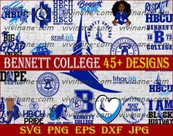 Bundle 25 Files Bennett College Football Team Svg, Bennett College SVG, HBCU Team svg, Mega Bundle, Designs, Cricut,