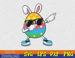 Dabbing Easter Egg, Happy Easter Bunny Svg, Eps, Png, Dxf, Digital Download