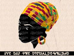 funny kente cloth head wrap gift for african american women  digital prints, digital download, sublimation designs, subl