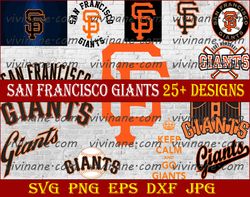 Bundle 14 Files San Francisco Giants Baseball Team Svg, San Francisco Giants svg, MLB Team svg, MLB Svg, Png, Dxf, Eps,