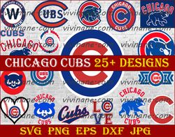 Bundle 19 Files Chicago Cubs Baseball Team svg, Chicago Cubs svg, MLB Team  svg, MLB Svg, Png, Dxf, Eps, Jpg,