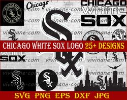 Bundle 11 Files Chicago White Sox Baseball Team Svg, Chicago White Sox svg, MLB Team  svg, MLB Svg, Png, Dxf, Eps, Jpg,