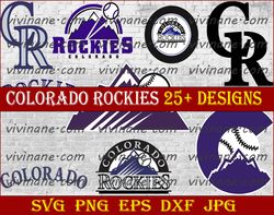 Bundle 9 Files Colorado Rockies Baseball Team Svg, Colorado Rockies svg, MLB Team  svg, MLB Svg, Png, Dxf, Eps, Jpg, Ins