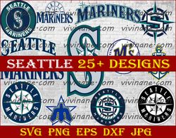 Bundle 13 Files Seattle Mariners Baseball Team Svg, Seattle Mariners svg, MLB Team  svg, MLB Svg, Png, Dxf, Eps, Jpg,