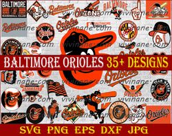 Bundle 35 Files Baltimore Orioles Baseball Team Svg, Baltimore Orioles Svg, MLB Team  svg, MLB Svg, Png, Dxf, Eps, Jpg,