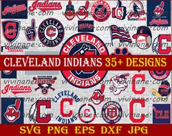 Bundle 35 Files Cleveland Indians Baseball Team svg, Cleveland Indians Svg, MLB Team  svg, MLB Svg, Png, Dxf, Eps, Jpg,