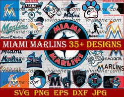 Bundle 28 Files Miami Marlins Baseball Team Svg, Miami Marlins SVG, MLB Team  svg, MLB Svg, Png, Dxf, Eps, Jpg,
