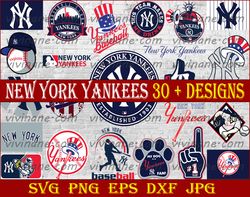 Bundle 22 Files New York Yankees Baseball Team svg, New York Yankees Svg, MLB Team  svg, MLB Svg, Png, Dxf, Eps, Jpg