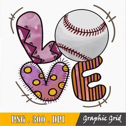 love baseball sublimation designs downloads, sports vintage clip art files, love baseball png