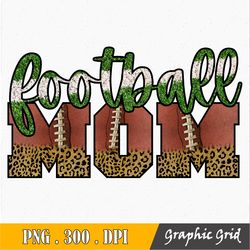 Football Mom Leopard Field PNG Image, Sublimation PNG, Png Image, Digital Download