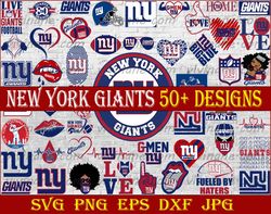 Bundle 50 Files New York Giants Football Teams Svg, New York Giants svg, NFL Teams svg, NFL Svg, Png, Dxf, Eps,