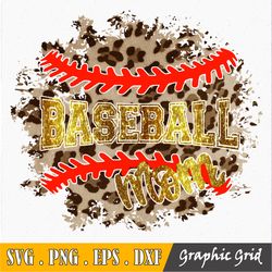Baseball Mom Png | Sublimation Designs Downloads | Baseball Png | Png Files For Sublimation | Instant Download | Sublima