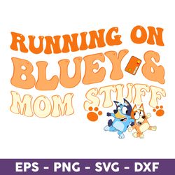 Running On Bluey And Mom Stuff Png, Bluey Hug Bingo Png, Bluey And Bingo Png, Bingo Png, Bluey Dog Png - Download
