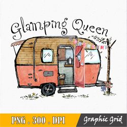 Glamping Queen Sublimation Mama PNG, Sublimation Design Download, Mother's Day, Mom PNG, Mama Sublimation PNG File