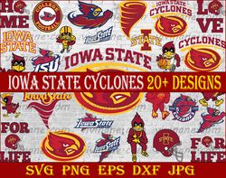 Bundle 28 Files Iowa State Cyclones Football Team Svg,Iowa State Cyclones Svg, N C A A Teams svg, N C A A Svg, Png, Dxf,