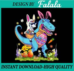 Dinosaur Easter Day Unicorn Riding T-rex Bunny Png, T-Rex Dinosaur Easter Png, Easter Png, Digital download