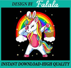 Easter Unicorn With Eggs Happy Easter Png, Rainbow Unicorn Easter Day Png, Easter Png, Digital download