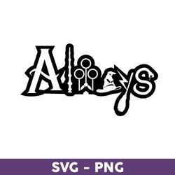 Always SVG, Harry Potter SVG, Harry Potter Clipart Art Cut File, Png Digital File - Download File