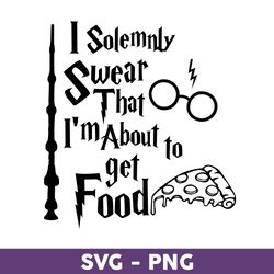 I Solemnly Swear That I'm About To Get Food SVG, Harry Potter Clipart Art Cut, Harry Potter Clipart Art - Download File