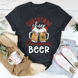 christmas beer tee