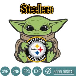 Pittsburgh Steelers NFL Baby Yoda Svg, Sport Svg, Football Svg, Football Teams Svg, NFL Logo Svg, NFL Svg, Pittsburgh St