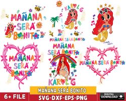 Products 6 file Karol G svg, Manana Sera Bonito SVG EPS PNG DXF , for Cricut, Silhouette, digital download, file cut