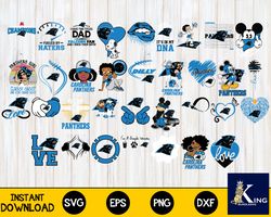 Carolina Panthers Bundle svg,Carolina Panthers Nfl svg, Bundle sport Digital Cut Files svg eps png, for Cricut, file cut