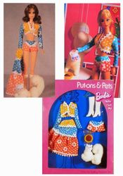 Barbie top pattern Barbie shorts pattern Barbie skirt pattern Easy to sew barbie pattern Digital download PDF