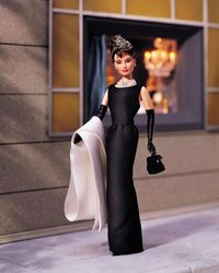 Barbie dress pattern Black cocktail dress patterns The long dress Audrey Hepburn in "Breakfast at Tiffany's" Digital PDF
