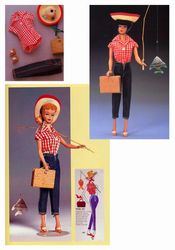 Barbie clothes pattern doll clothes pattern Picnic set Barbie shirt pattern doll pants pattern Digital download PDF