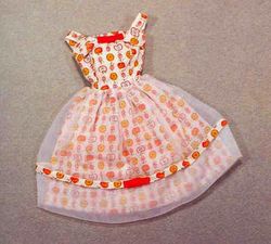 Barbie fashion dress pattern Vintage retro pattern Sewing for dolls Easy pattern Digital download PDF