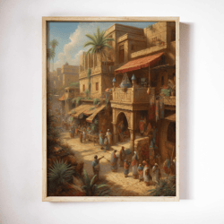 Village in Ancient Egypt - Download and Print