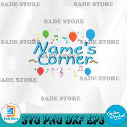 Birthday Logo - Gracie's Corner Decoration - Gracie's Corner Font (Personalized Digital File Only)
