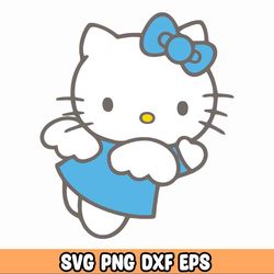 file Hello-Kitty svg eps dxf png, Hello-Kitty bundle SVG, cricut, for Cricut, Silhouette, digital, file cut