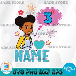 Personalized Name For Birthday Kids SVG/PNG/DXF, Custom Name Kids, Iron Transfer, Cricut, Silhouette, Instant Download
