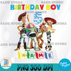 Toy Story Birthday Family SVG, Toy Story Birthday SVG, Toy Story Birthday SVG