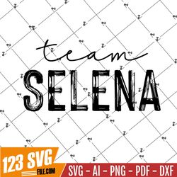 Team Selena. Digital File for Sublimation, Vinyl, Etc. PNG/JPEG