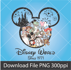 Vintage Walt Disney World PNG, Retro Walt Disney World PNG, Mickey Friends PNG, Disney World PNG, Family Vacation 2023