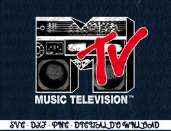 mtv logo red boombox graphic  digital prints, digital download, sublimation designs, sublimation,png, instant download