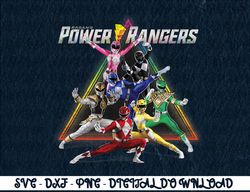 Power Rangers Rainbow Pyramid Retro Action Portrait  Digital Prints, Digital Download, Sublimation Designs, Sublimation,