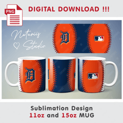 Baseball Team Sublimation Design - 11oz 15oz MUG - Digital Mug Wrap