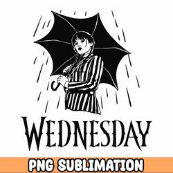 PNG Wednesday PNG Sublimation SVG Print then Cut Wednesday gift afdams family Sublimation only