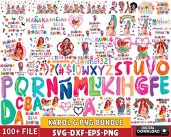 100 file Karol G Manana Sera Bonito PNG,Karol G Png bundle , for Cricut, Silhouette, digital download, file cut