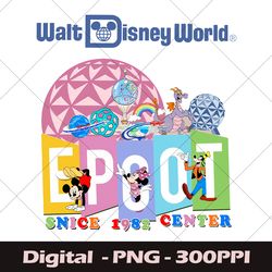 Disney Epcot PNG, Vintage Epcot 1982 PNG, Walt Disney PNG, Mickey And Friend, Epcot Trip PNG, Disney Family Trip 2023