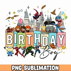 Birthday Boy Squad Bundle Png, Universal Birthday Squad, Univeral Studios Png, Universal Birthday Boy, Universal Trip